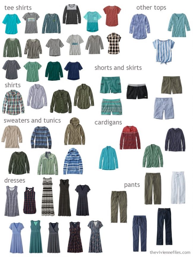 3. wardrobe sorted by function