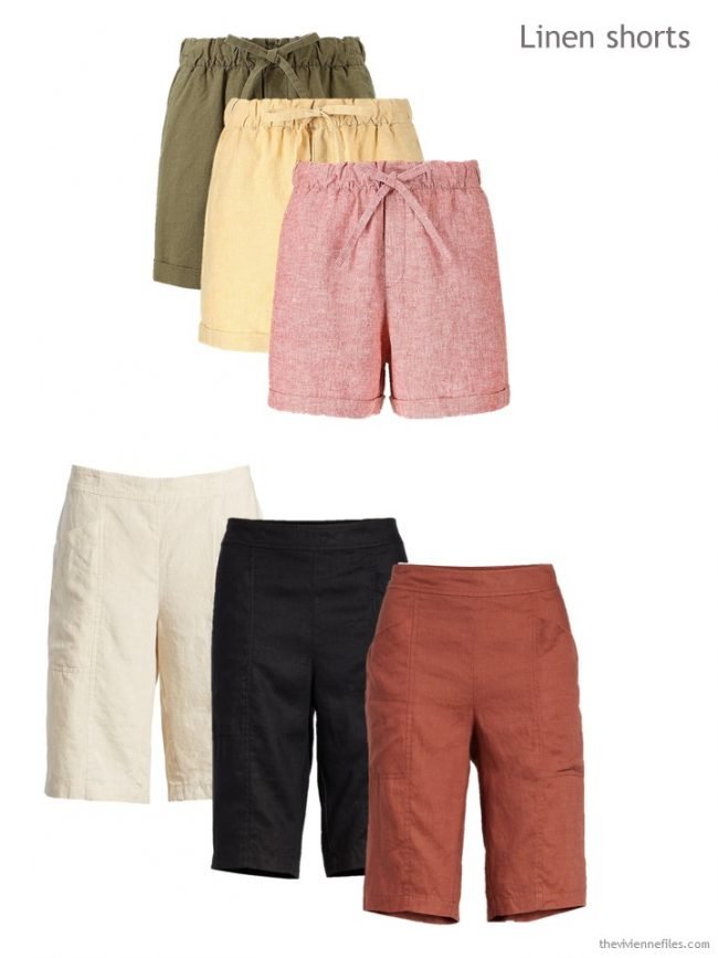 4. linen shorts