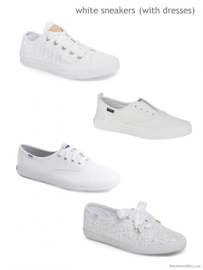 white canvas shoes