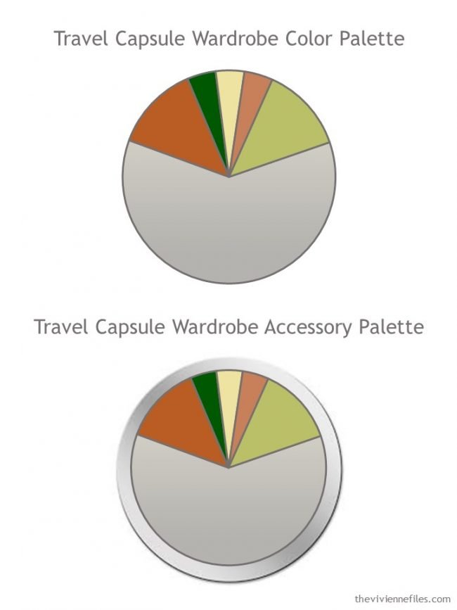 2. grey and citrus accents color palette with accessory palette