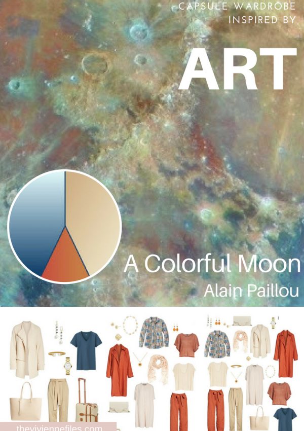 A TRAVEL CAPSULE WARDROBE INSPIRED BY A COLORFUL MOON BY ALAIN PAILLOU