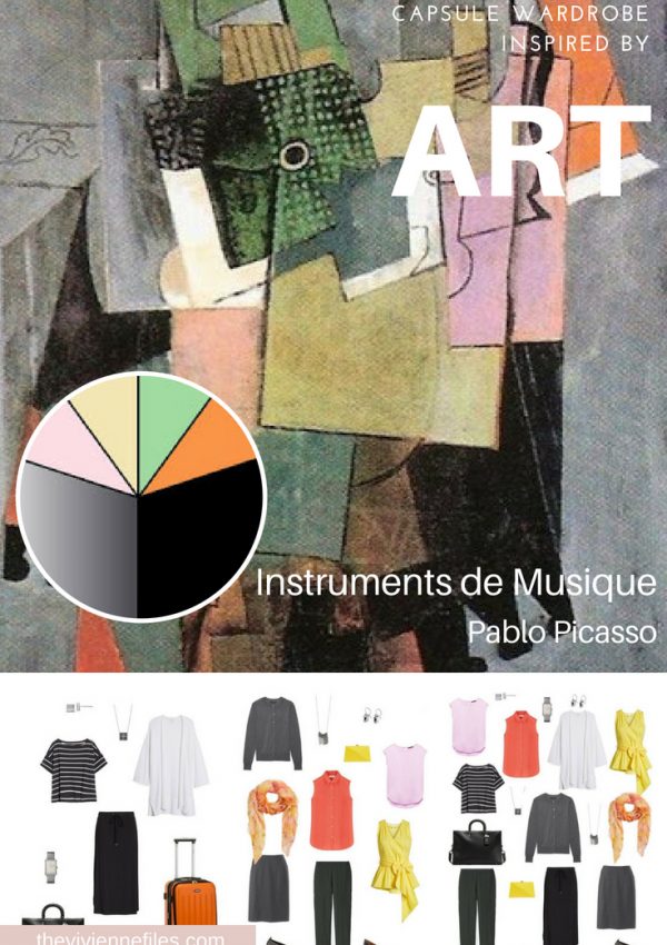 A TRAVEL CAPSULE WARDROBE INSPIRED BY INSTRUMENTS DE MUSIQUE BY PICASSO