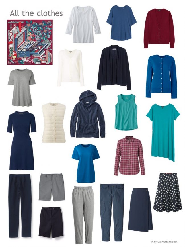 14. capsule wardrobe based on navy