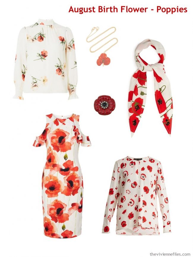 2. Poppy garments and accessories