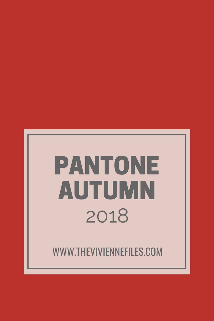 TRAVEL CAPSULE WARDROBE ACCENT COLORS INSPIRED BY PANTONE AUTUMN 2018