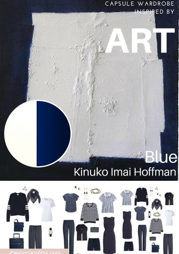 A TRAVEL CAPSULE WARDROBE INSPIRED BY BLUE BY KINUKO IMAI HOFFMAN