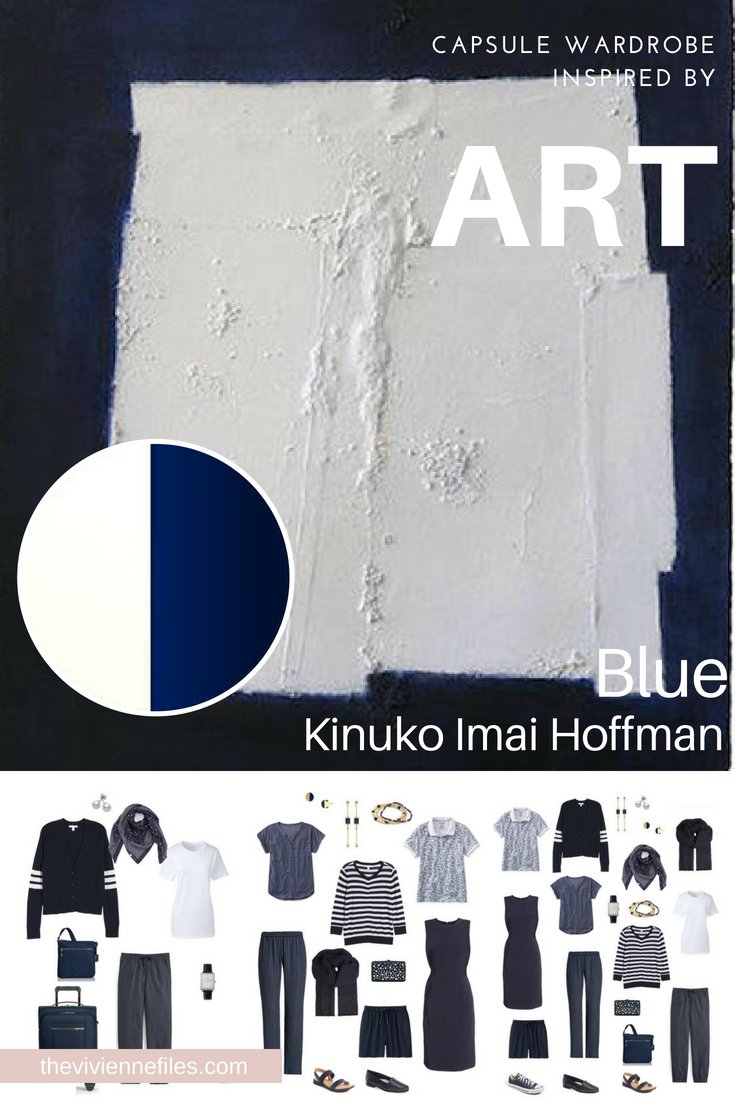 A TRAVEL CAPSULE WARDROBE INSPIRED BY BLUE BY KINUKO IMAI HOFFMAN