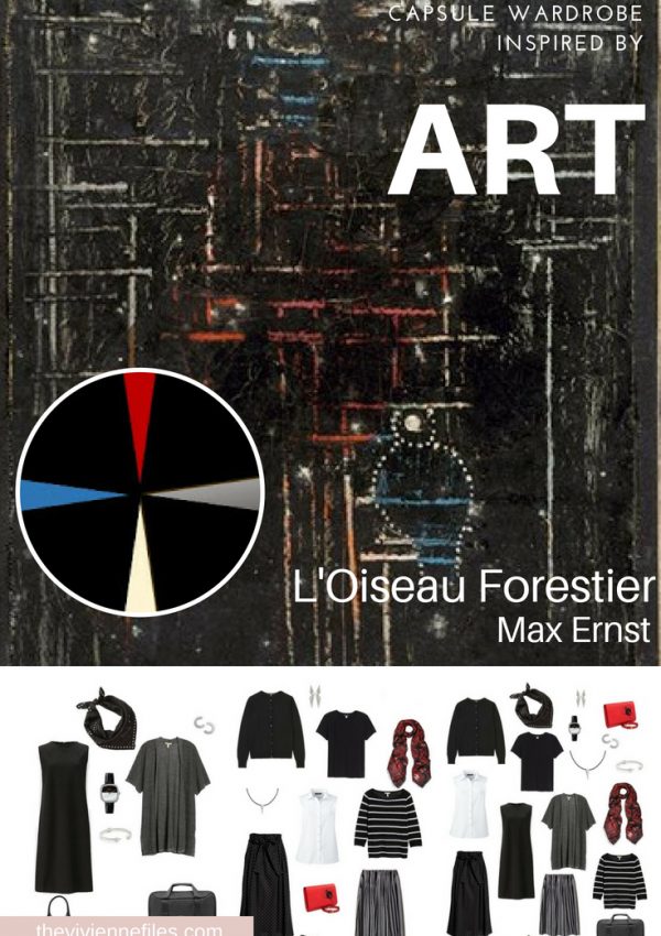 A TRAVEL CAPSULE WARDROBE INSPIRED BY L’OISEAU FORESTIER BY ERNST