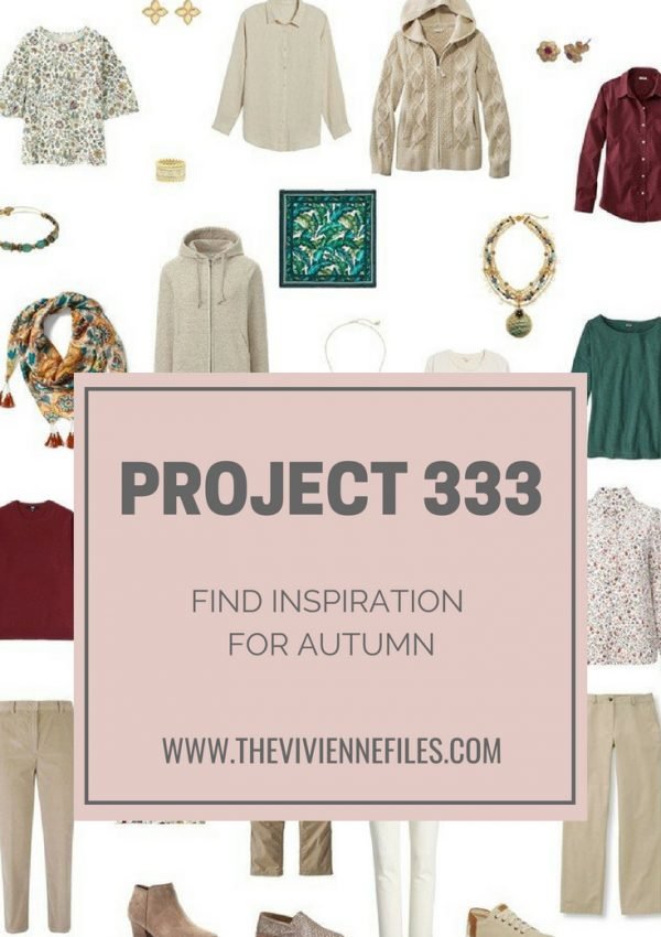 TRY PROJECT 333 FOR AUTUMN 2018