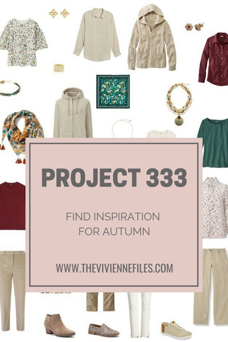 TRY PROJECT 333 FOR AUTUMN 2018