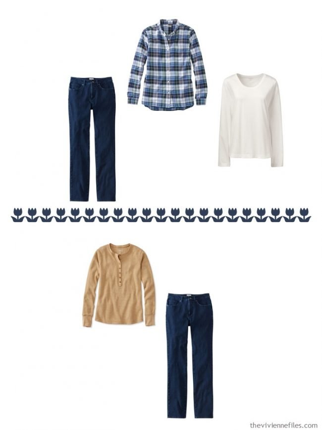 23. 2 ways to wear jeans from a capsule wardrobe