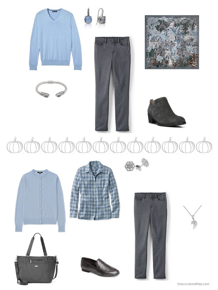 30. 2 ways to wear grey jeans