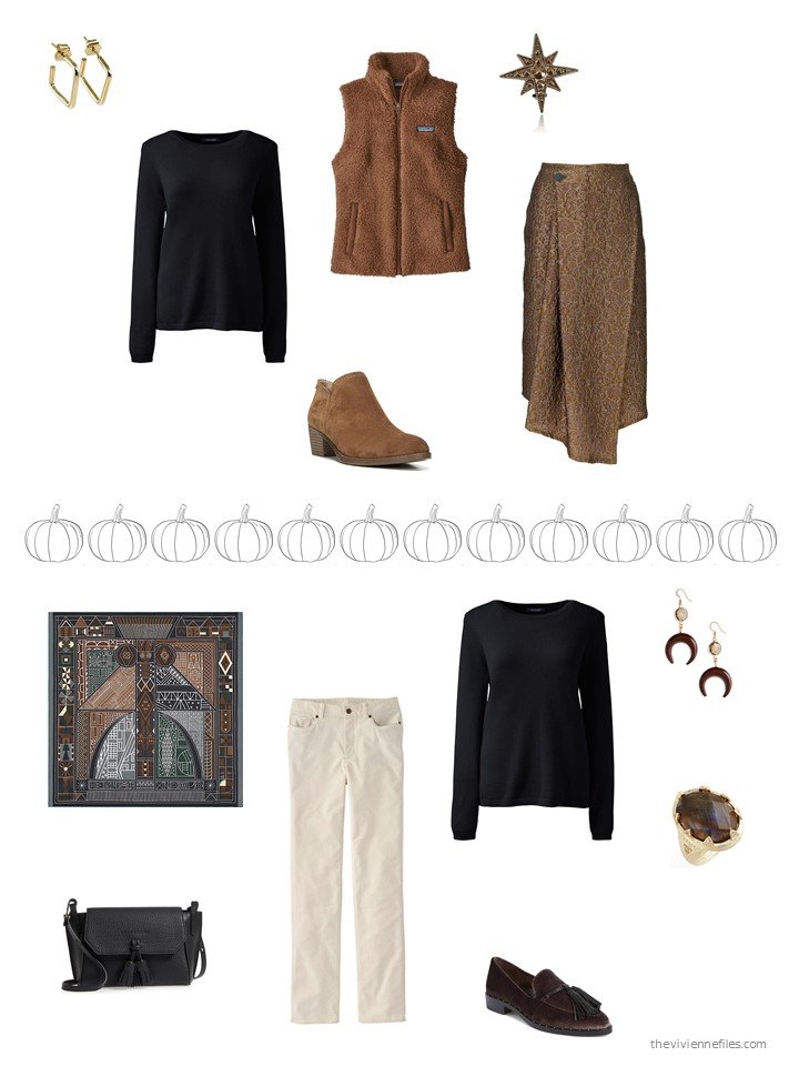 35. 2 ways to wear a black sweater