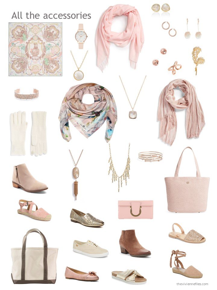 9. accessories for a mostly beige wardrobe