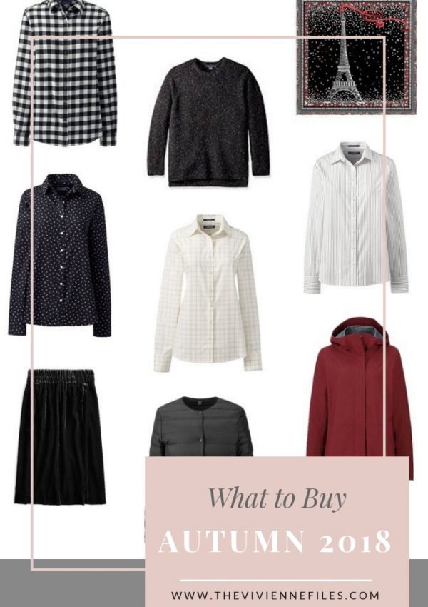 WHAT TO BUY FOR AUTUMN 2018