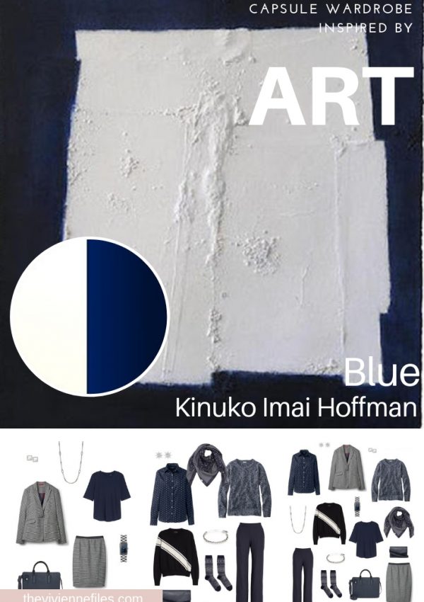 A TRAVEL CAPSULE WARDROBE INSPIRED BY BLUE BY KINUKO IMAI HOFFMAN, REVISITED FOR AUTUMN 2018