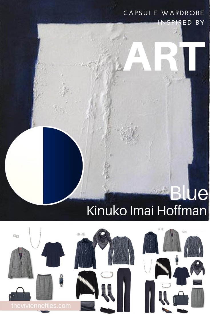 A TRAVEL CAPSULE WARDROBE INSPIRED BY BLUE BY KINUKO IMAI HOFFMAN, REVISITED FOR AUTUMN 2018
