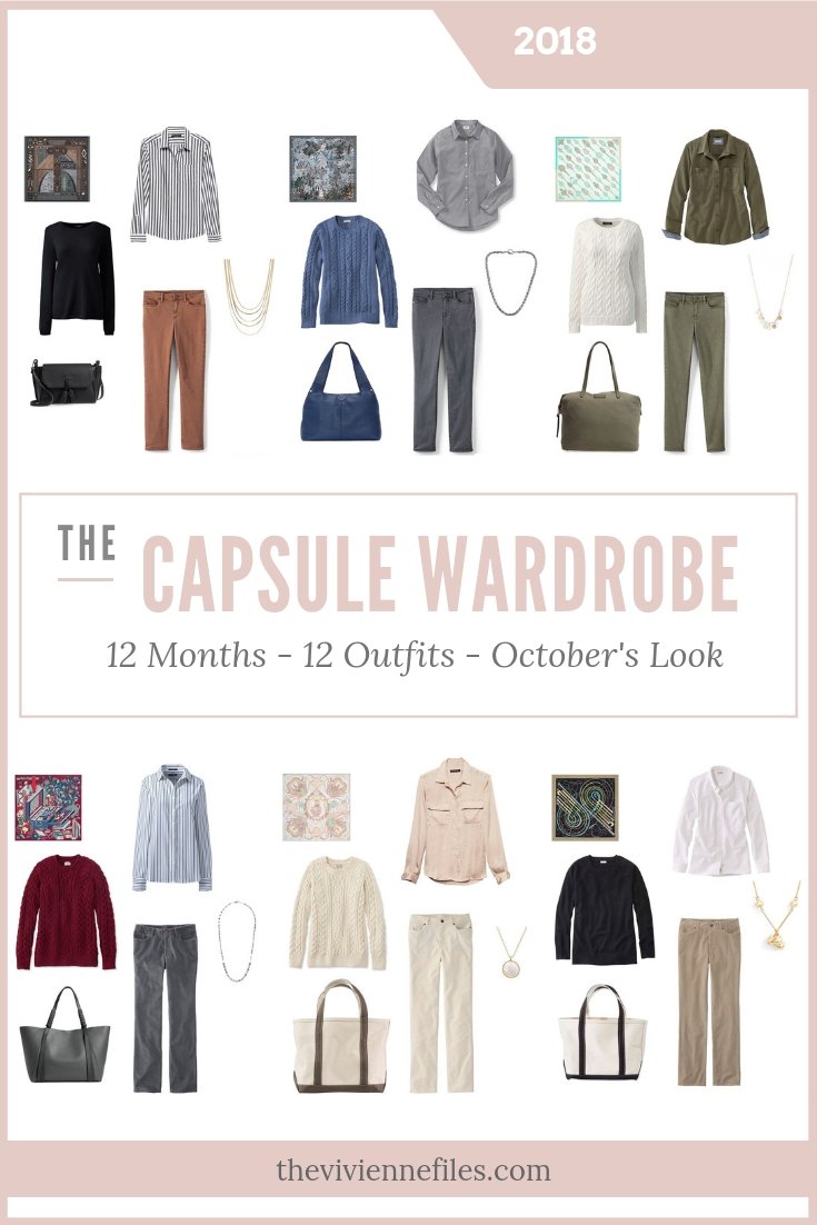 BUILD A CAPSULE WARDROBE IN 12 MONTHS, 12 OUTFITS - OCTOBER 2018