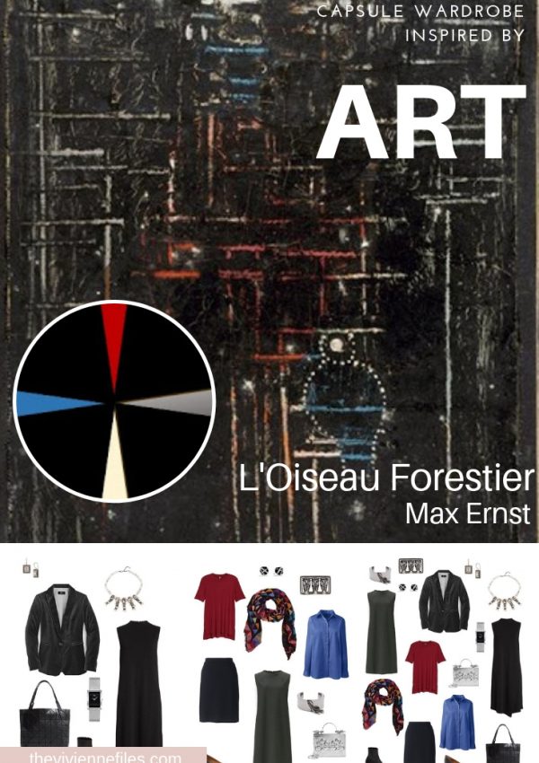 A TRAVEL CAPSULE WARDROBE INSPIRED BY L’OISEAU FORESTIER BY MAX ERNST - AUTUMN 2018