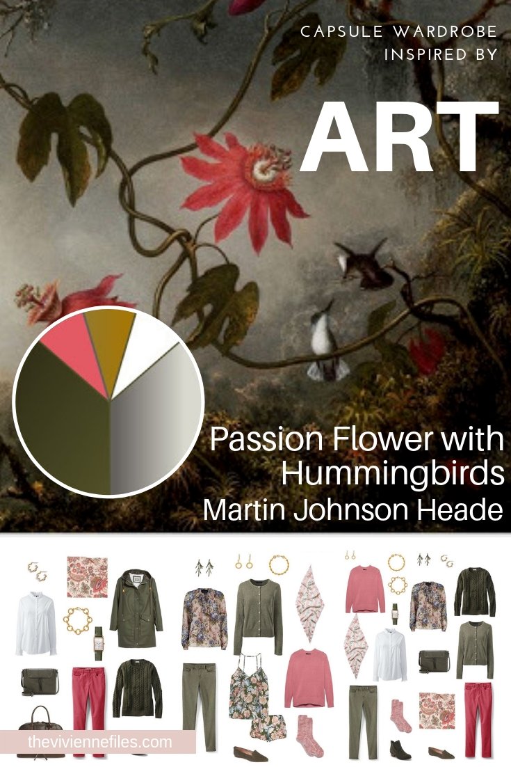 A TRAVEL CAPSULE WARDROBE INSPIRED BY PASSION FLOWER WITH HUMMINGBIRDS BY HEADE, REVISITED FOR AUTUMN 2018