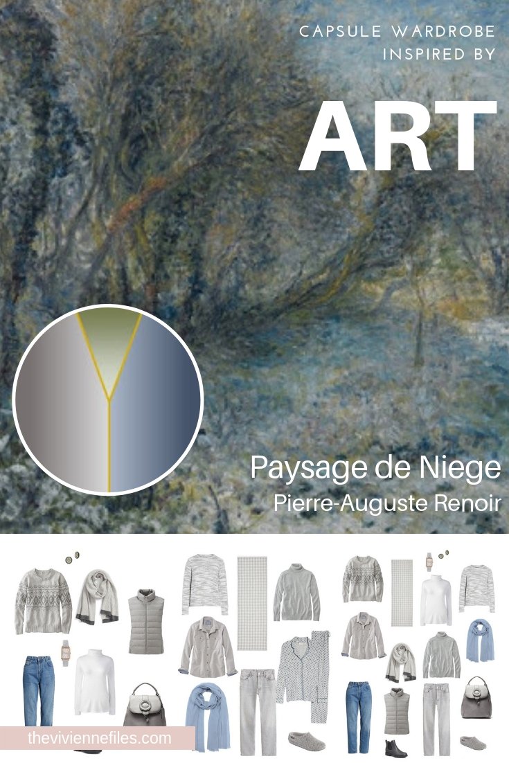 A TRAVEL CAPSULE WARDROBE INSPIRED BY PAYSAGE DE NEIGE BY RENOIR, REVISITED FOR AUTUMN 2018