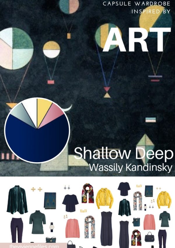 A TRAVEL CAPSULE WARDROBE INSPIRED BY SHALLOW DEEP BY WASSILY KANDINSKY - REVISITED FOR AUTUMN 2018