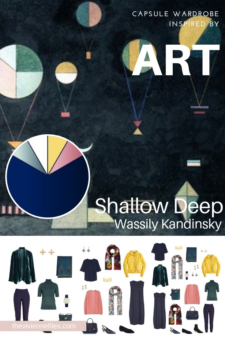 A TRAVEL CAPSULE WARDROBE INSPIRED BY SHALLOW DEEP BY WASSILY KANDINSKY - REVISITED FOR AUTUMN 2018