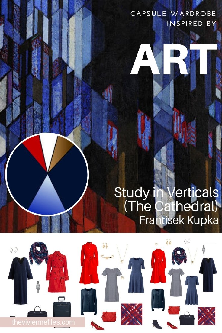 A TRAVEL CAPSULE WARDROBE INSPIRED BY STUDY IN VERTICALS BY FRANTISEK KUPKA, REVISITED FOR AUTUMN 2018