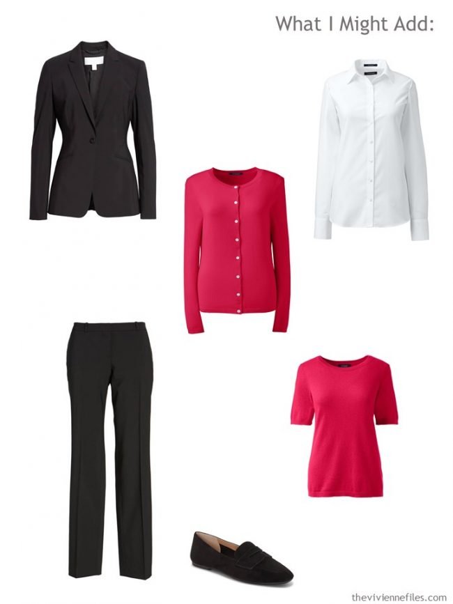 10. possible additions to a black and white work wardrobe