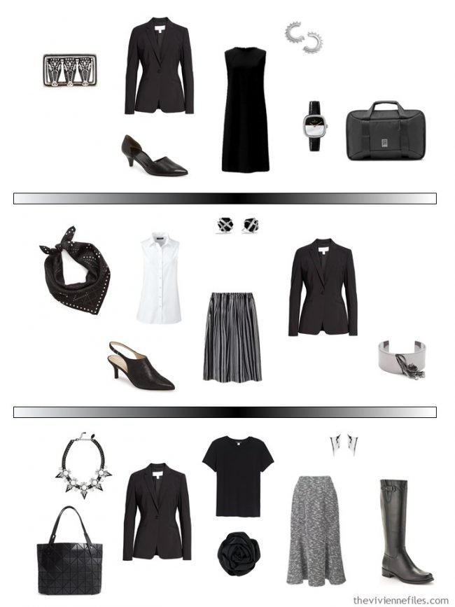 11. 3 ways to wear a black blazer in a capsule wardrobe