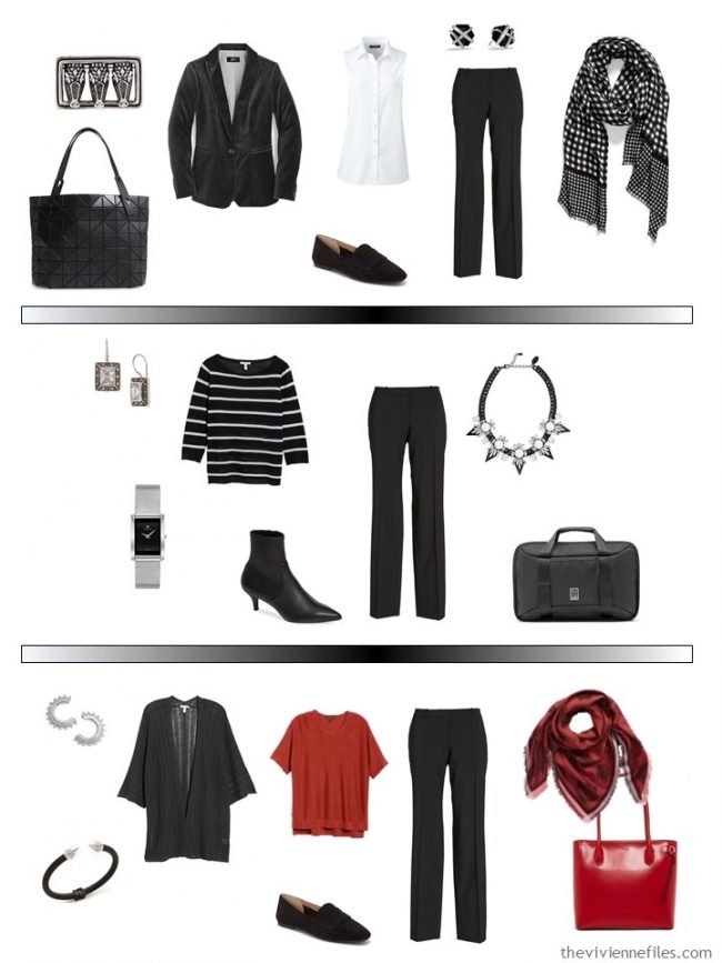 14. 3 ways to wear black pants in a capsule wardrobe