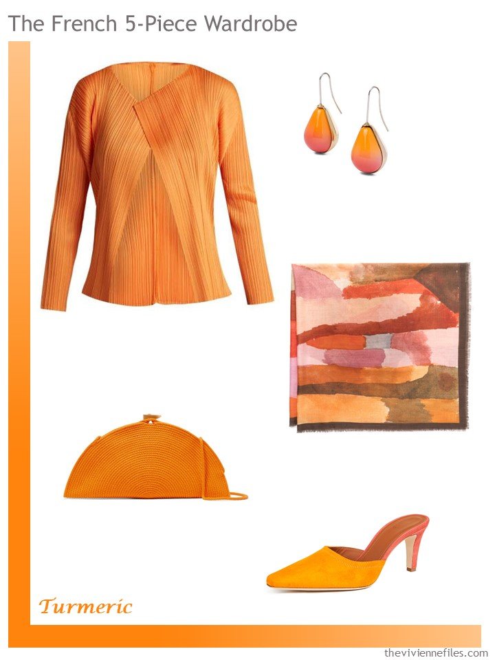 3. Turmeric French 5-Piece Wardrobe