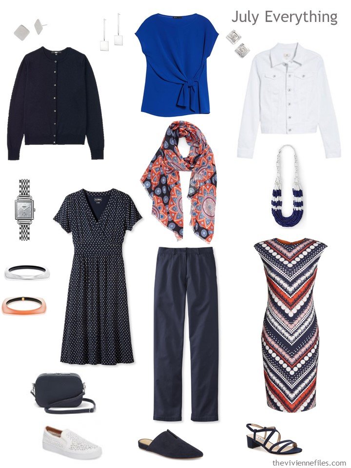 5. travel capsule wardrobe based on A Study in Verticals by Kupka