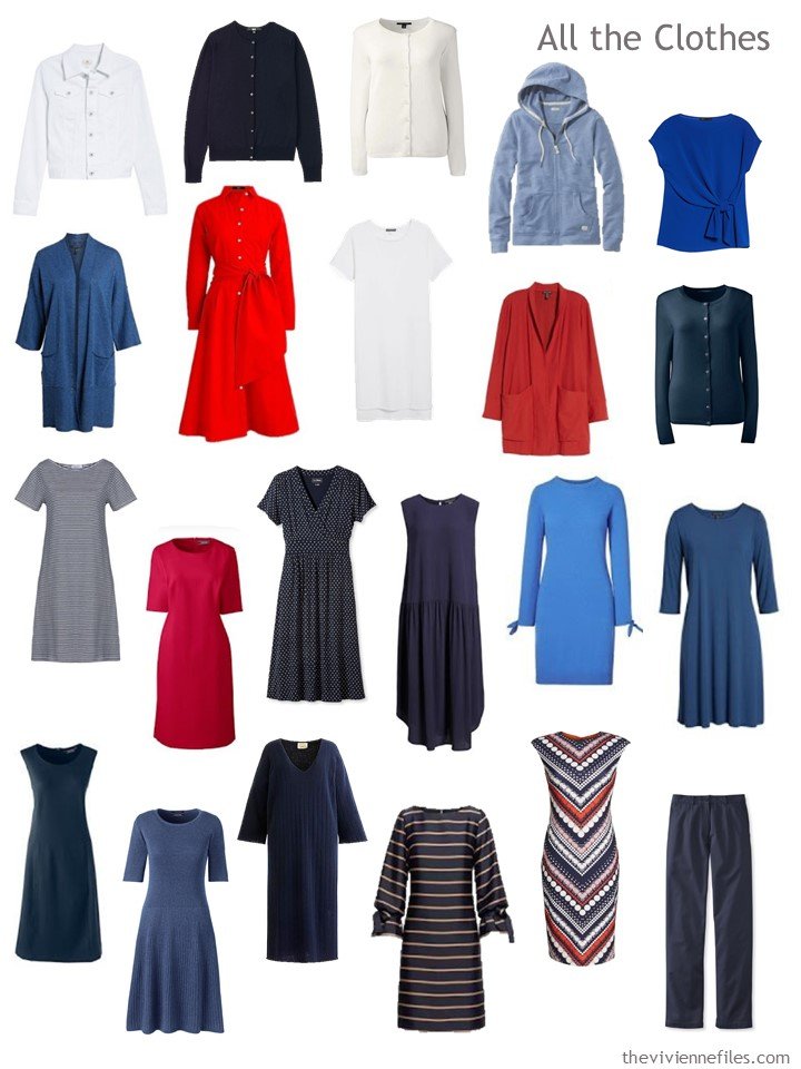 7. Capsule wardrobe based on A Study in Verticals by Kupka