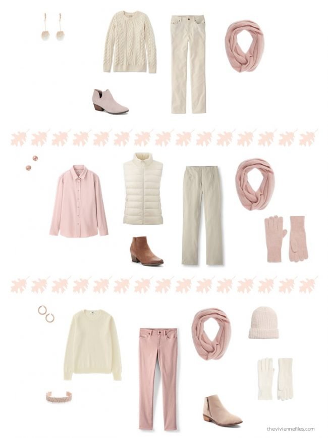 8. 3 ways to wear a pink infinity scarf