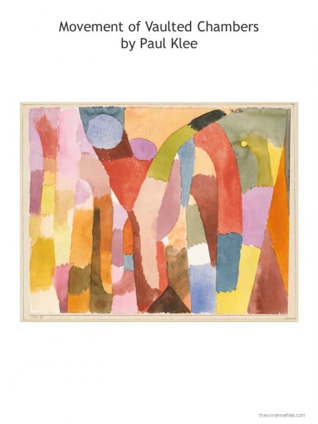 9. Movement of Vaulted Chambers by Paul Klee