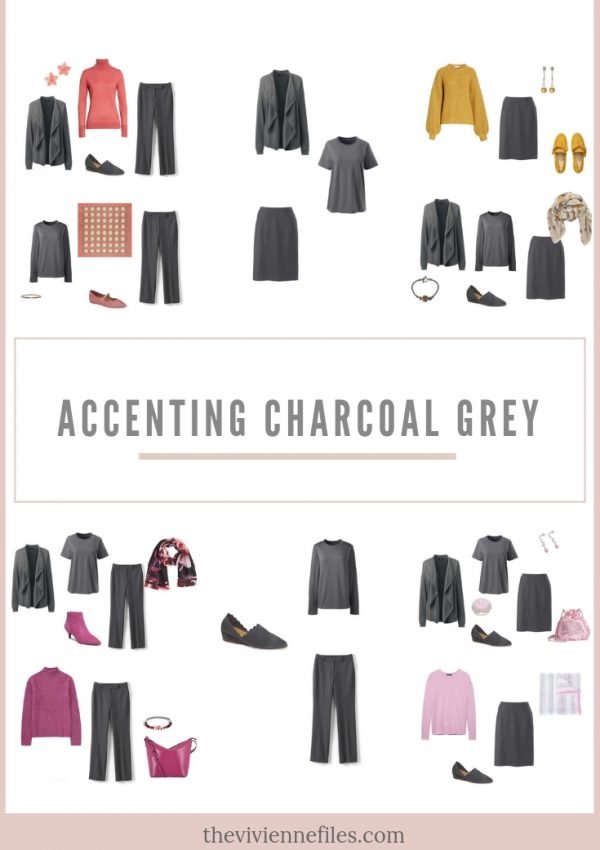 ACCENTING CHARCOAL GREY WITH 4 PANTONE SPRING 2019 COLORS