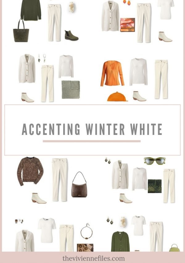 ACCENTING WINTER WHITE WITH 4 PANTONE SPRING 2019 COLORS