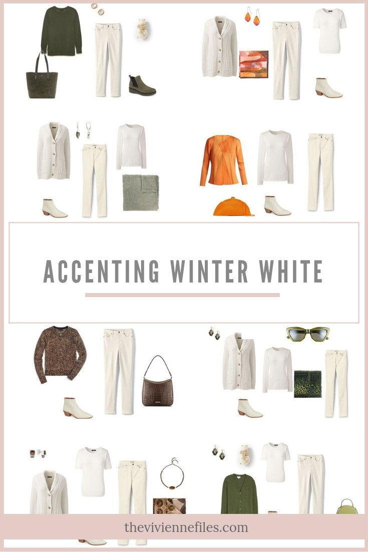 ACCENTING WINTER WHITE WITH 4 PANTONE SPRING 2019 COLORS