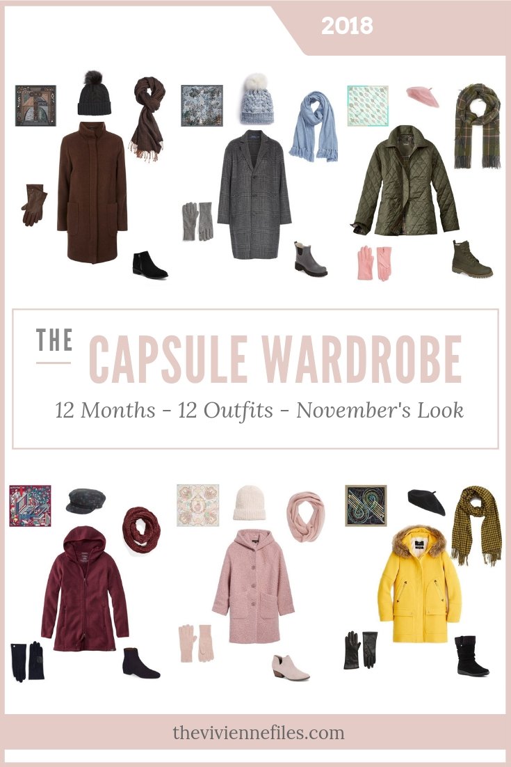 BUILD A CAPSULE WARDROBE IN 12 MONTHS, 12 OUTFITS – NOVEMBER 2018