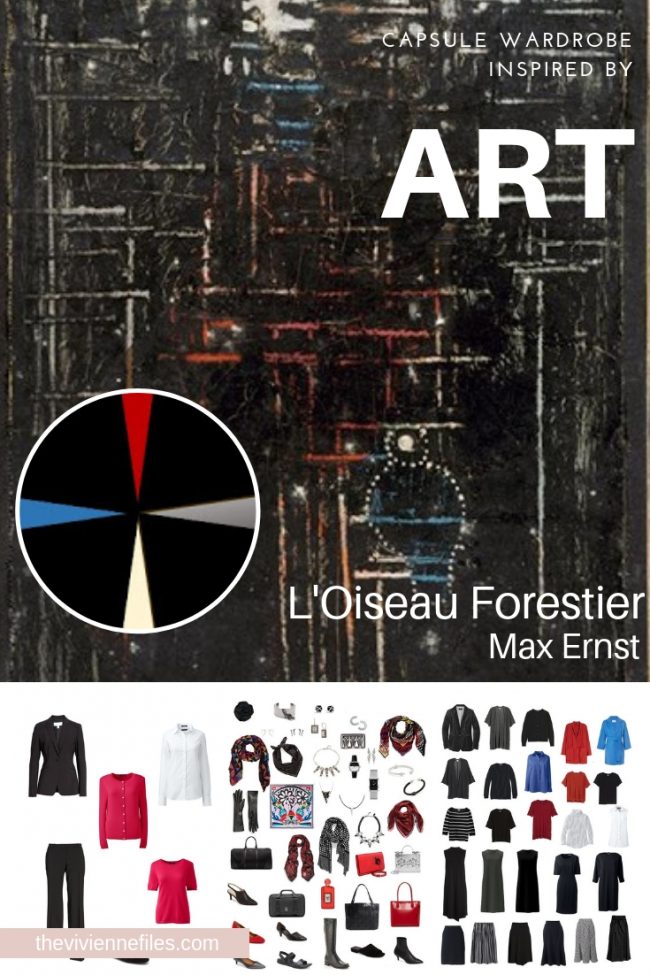 A TRAVEL CAPSULE WARDROBE INSPIRED BY L’OISEAU FORESTIER BY MAX ERNST