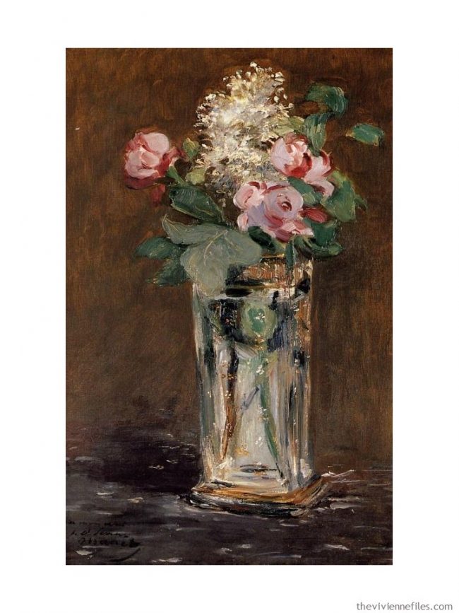 1. Flowers in a Crystal Vase by Manet