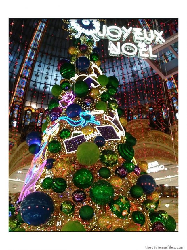 11. Galleries Lafayette Christmas tree