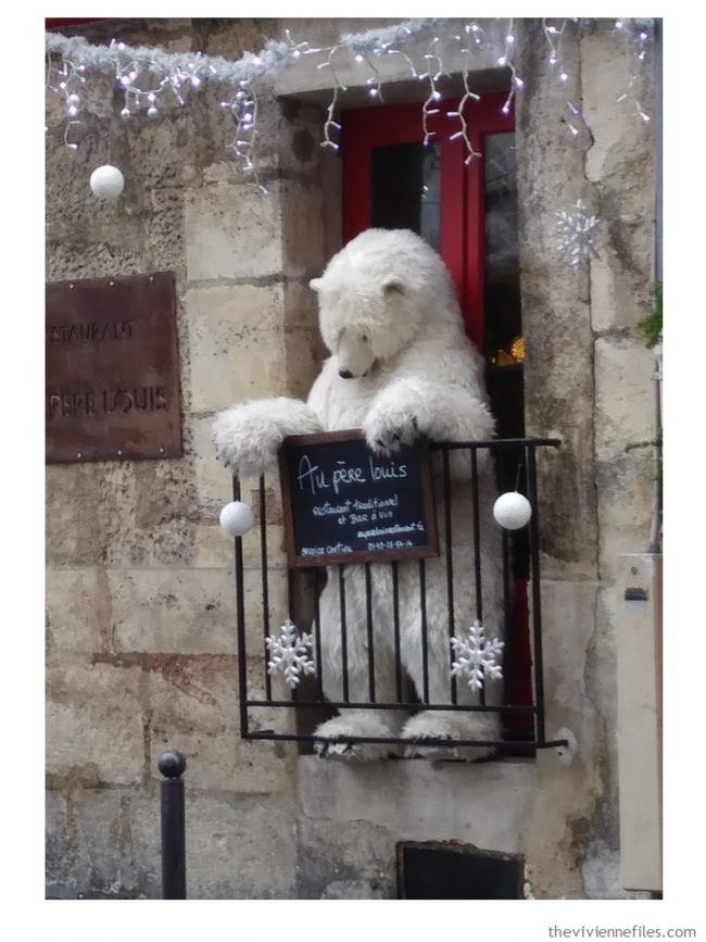 3. Paris polar bear on a balcony