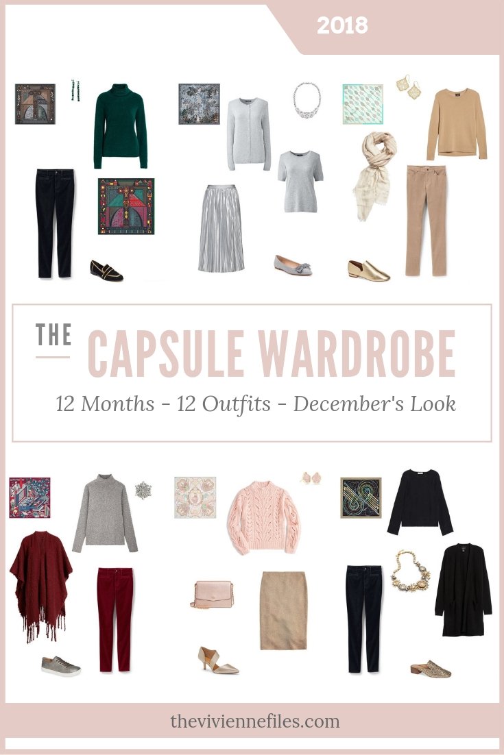 BUILD A CAPSULE WARDROBE IN 12 MONTHS, 12 OUTFITS – DECEMBER 2018