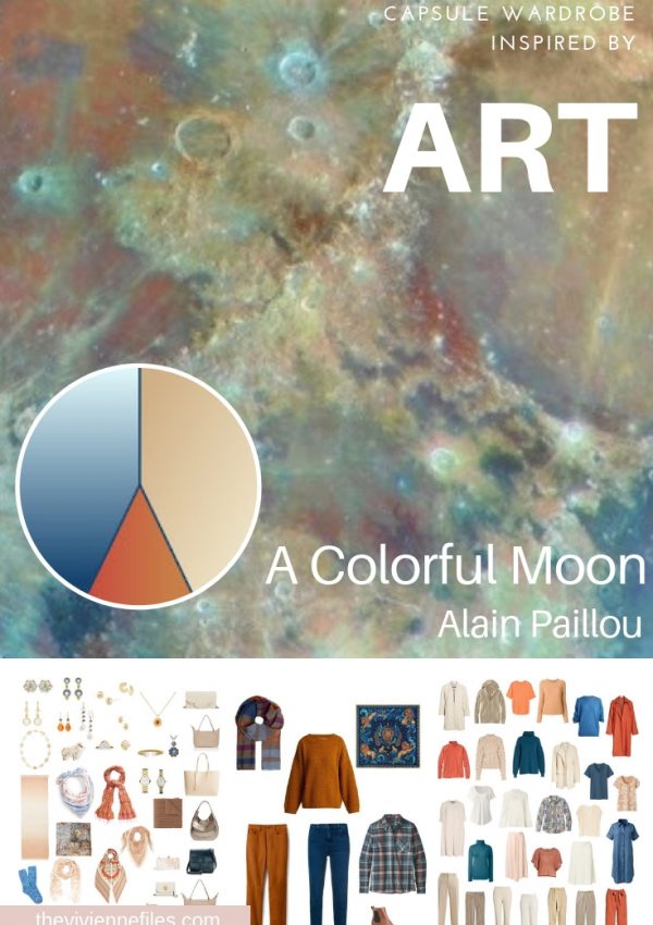 A TRAVEL CAPSULE WARDROBE INSPIRED BY “A COLORFUL MOON” BY ALAIN PAILLOU