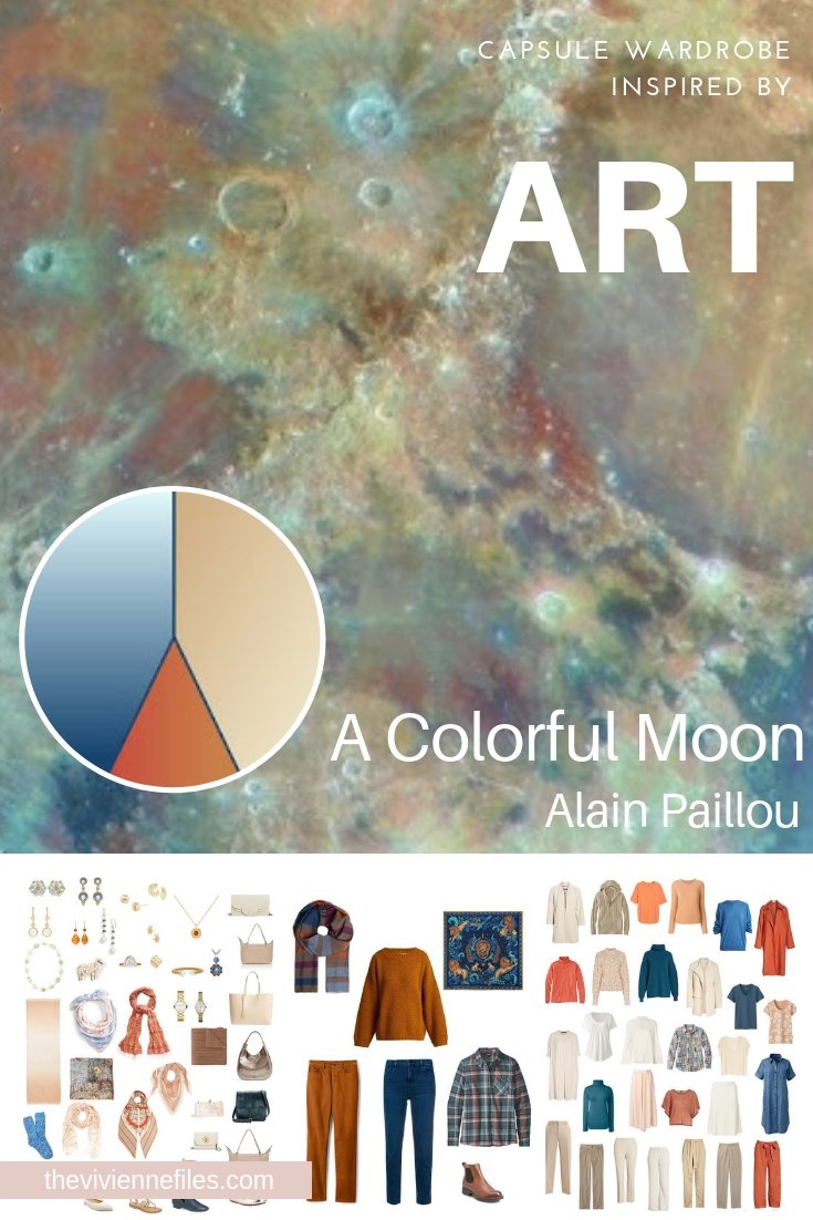 A TRAVEL CAPSULE WARDROBE INSPIRED BY “A COLORFUL MOON” BY ALAIN PAILLOU