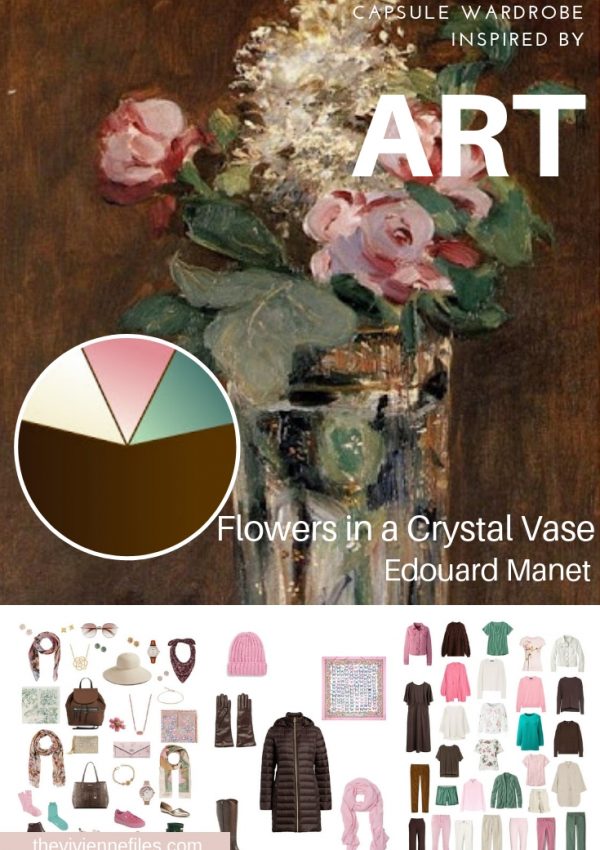 CREATE A CAPSULE WARDROBE INSPIRED BY FLOWERS IN A CRYSTAL VASE BY EDOUARD MANET