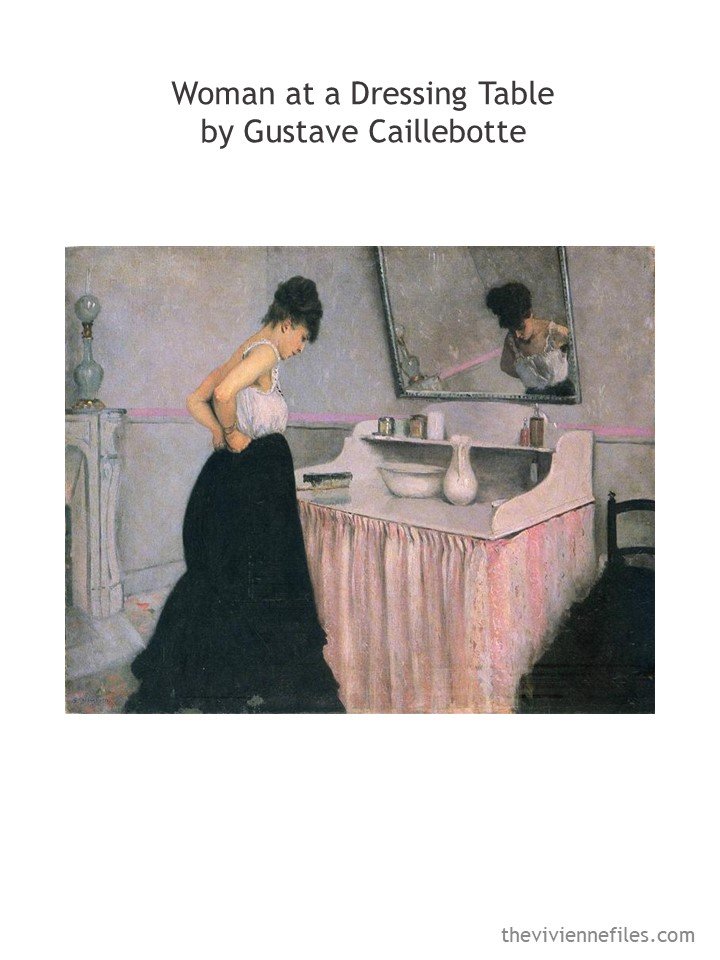 1. Woman at a dressing table by Caillebotte