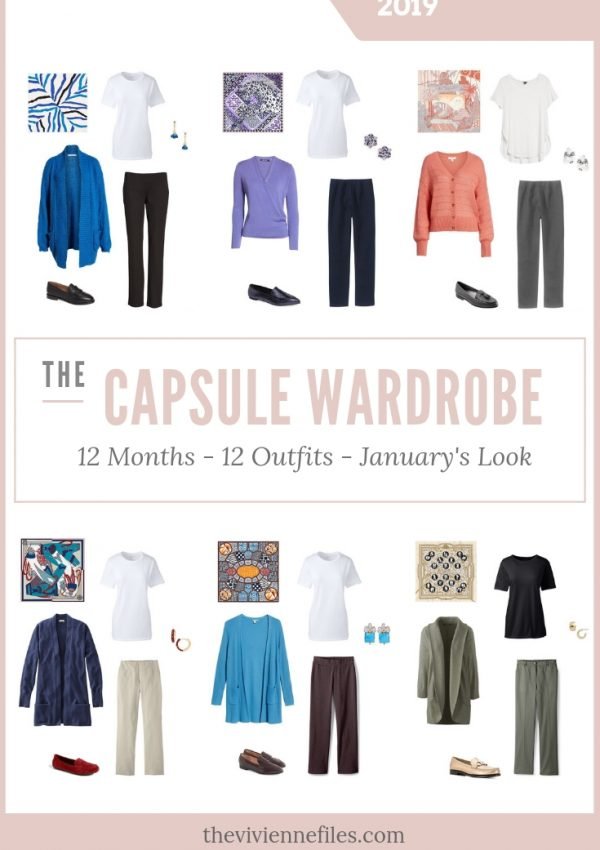 CAPSULE WARDROBE - 12 MONTHS, 12 OUTFITS – BASED ON 6 HERMES SCARVES